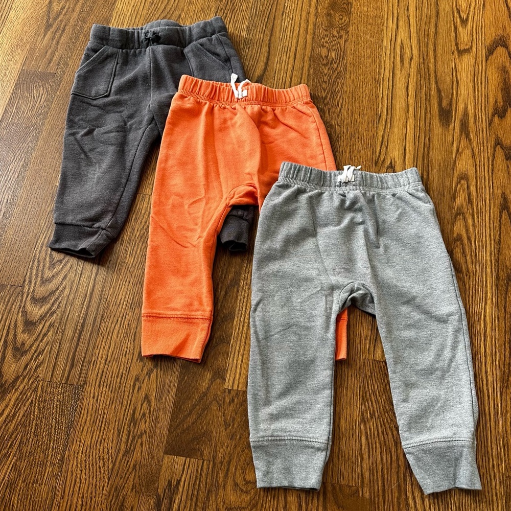 Cat & Jack Toddler Joggers Set - Charcoal, Salmon, Light Gray, size 18M